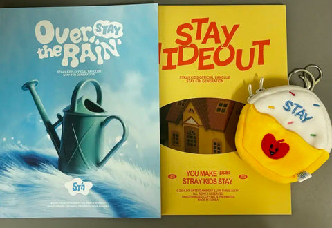 Stray Kids STAY 4th Gen & 5th Gen Photobook, STAY Keyring Bundle