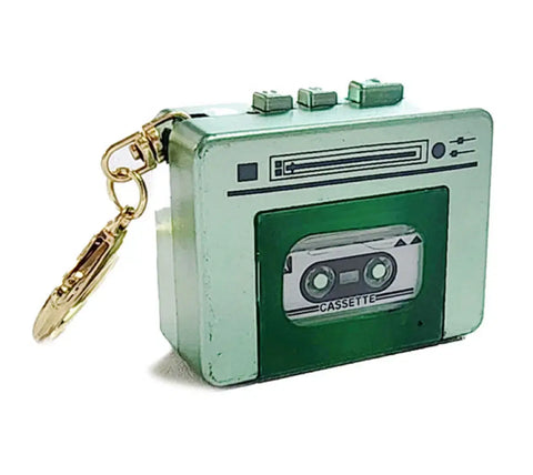 Retro cassette tape gacha green transfer