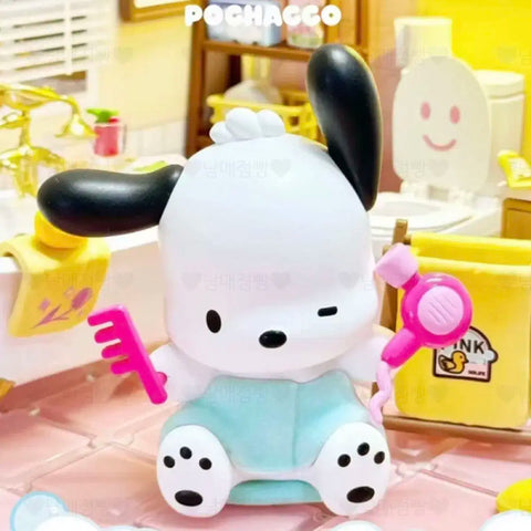 New (Unopened) Sanrio Bath Figure Random, Guaranteed Pochacco for Sale