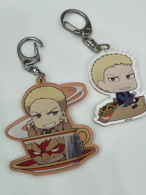 Attack on Titan Reiner acrylic keychain lot