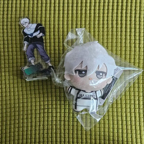 Blue Lock Nagi Acrylic Stand + Hakuho Uniform Chibi Nui