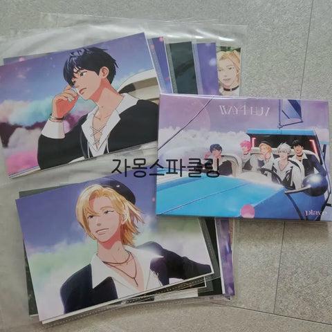 PLAVE 6th Summer Yoyo Ball Cap Tag Photocard + Postcard Set