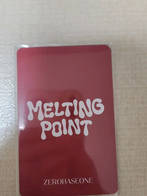 ZEROBASEONE ZB1 Melting Point Candy Yujin Han photocard