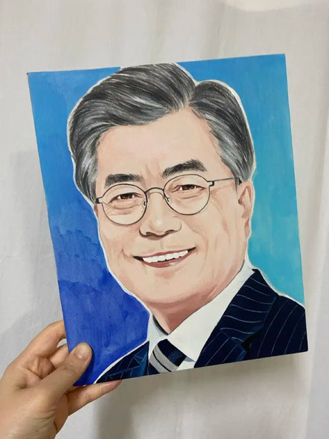 Moon Jae-in portrait