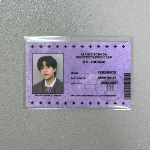 Stray Kids Seungmin Magic School Fan Meeting ID Card
