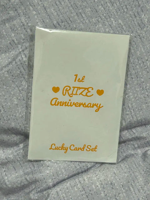 RIIZE Wonbin 1st Anniversary Lucky Card Set