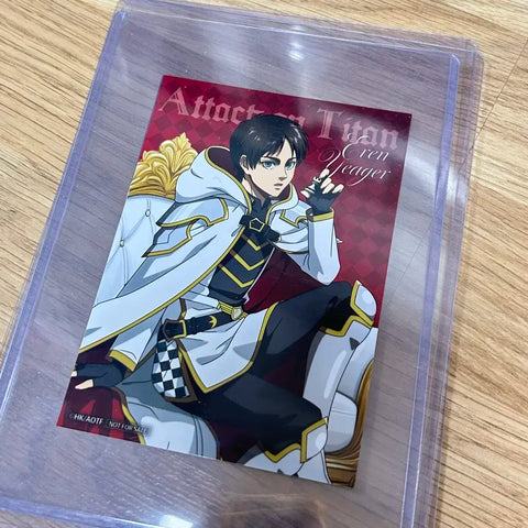 Attack on Titan Shingeki no Kyojin Marukuji Chess Eren Bromide Postcard Goods