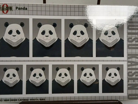Selling Jujutsu Kaisen Panda ID photo.