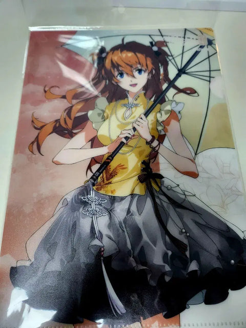 Evangelion Asuka China Collaboration Clear File Unopened