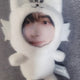 RISE Wonbin white fox photocard doll transfer