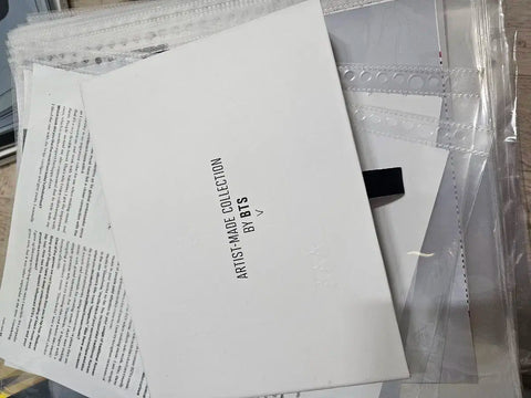 BTS V Artist-Made Brooch Set Face Unopened with Shipping Included Letter