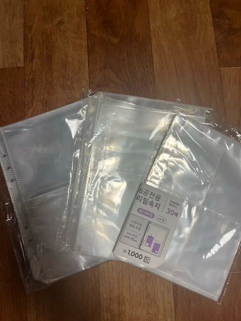 Idol photocard album inner sleeves