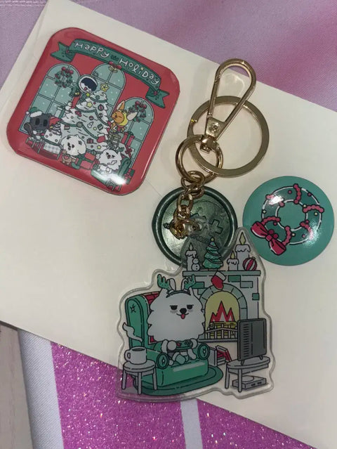 TXT Gayo Daejeon Fans Support Keyring + Badge