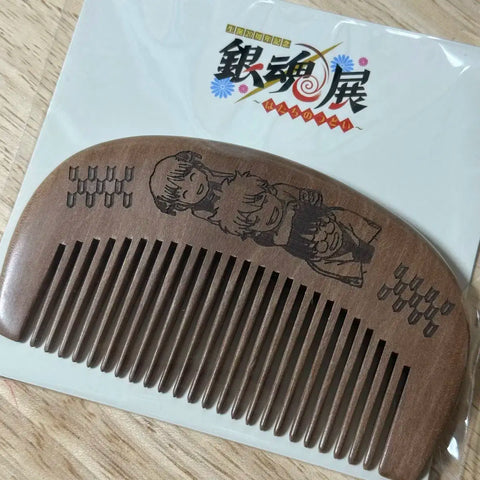 Gintama Wooden Comb Fine-toothed Comb Charm