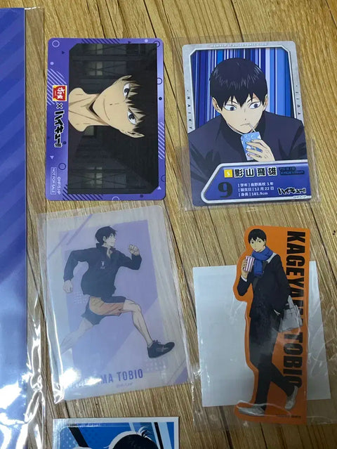 Haikyu!! Kageyama Tobio Clear File Postcard Clear Card Sticker Paper Goods