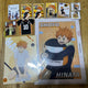 Haikyu Hinata Shoyo clear file, postcard, sticker, vintage paper goods, keyring