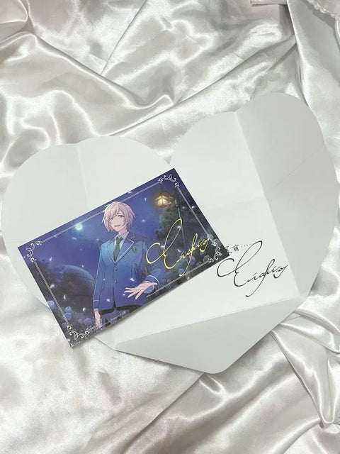 Free shipping) H Fan Limited Postcard Ensemble Stars Chinese Stars Pasha Acrylic Goods