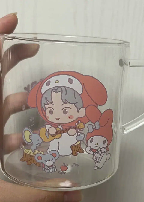 NCT 127 Dream Mark Sanrio Glass Cup Set