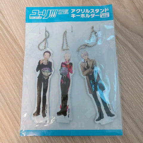 Yuri on Ice Acrylic Stand Keyholder Set Unopened