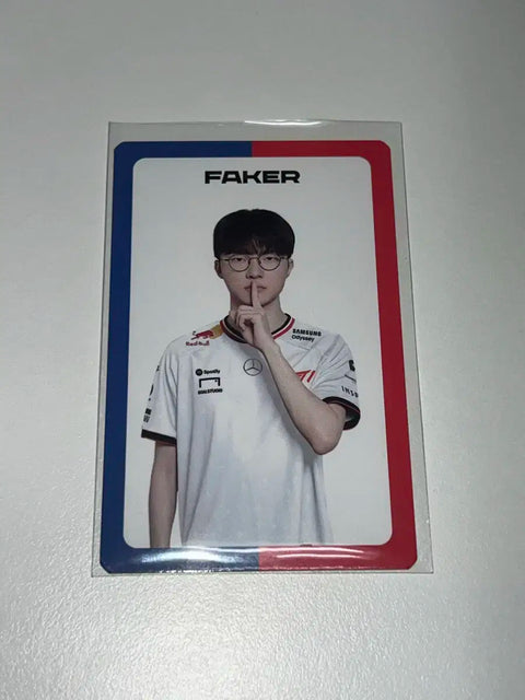 LCK Independence Day T1 Faker photocard poca