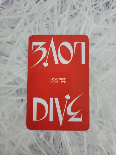 IVE Love Dive Jewel Starship Square Wonyoung Photocard Transfer