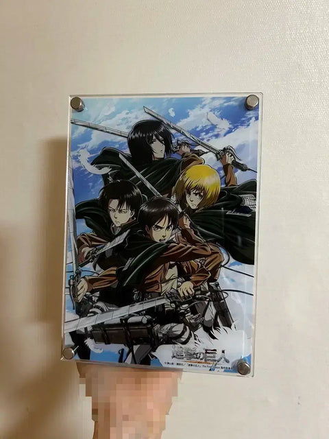 Attack on Titan Acrylic Plate Panel Stand Levi Eren Mikasa Armin