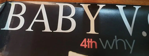 Rare Baby V.O.X 4th Album Why Store Poster Baby Vox Yoon Eun Hye Baby V.O.X