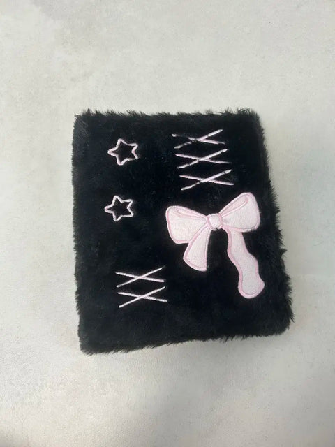 Photocard binder, fluffy A5 6-ring, includes refills
