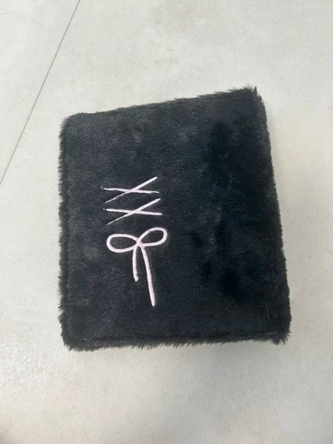 Photocard binder, fluffy A5 6-ring, includes refills