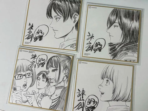 Attack on Titan Movie Theatrical Release Week 2 Bonus Shikishi Set