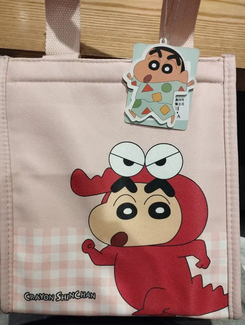Including shipping Crayon Shin-chan tote bag, insulated bag