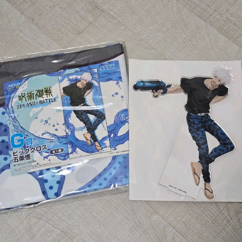 Jujutsu Kaisen Gojo Satoru Segakuji Lottery Big Cross Big Acrylic Stand Goods Unopened