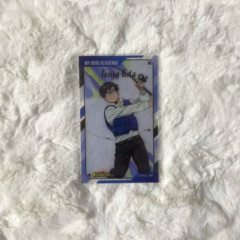 My Hero Academia Memorial Clear Card Collection Fishing Iida Tenya My Hero Academia Clear Card