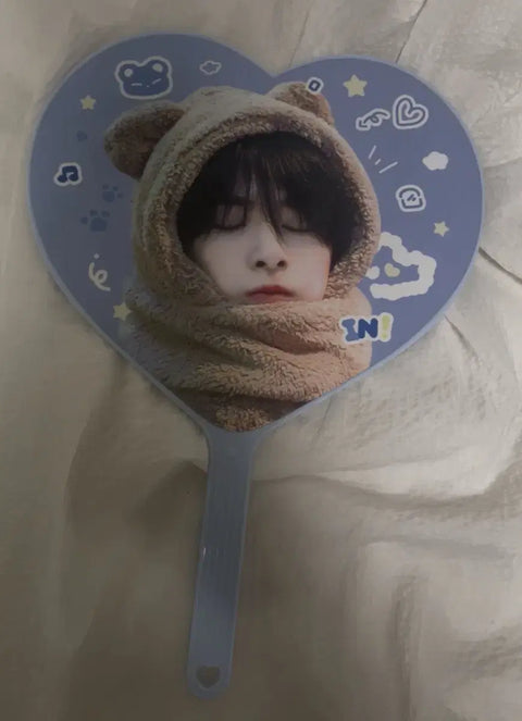 Stray Kids SKZ I.N Yang Jeongin Heart Uchiwa Transfer