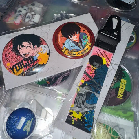 Nagumo fan badge and strap sold together.