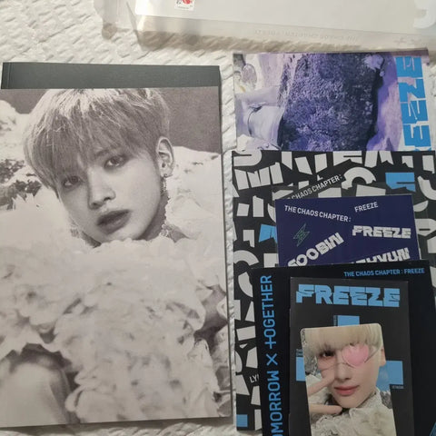 TXT Freeze album, includes photocard, Hueningkai grab.