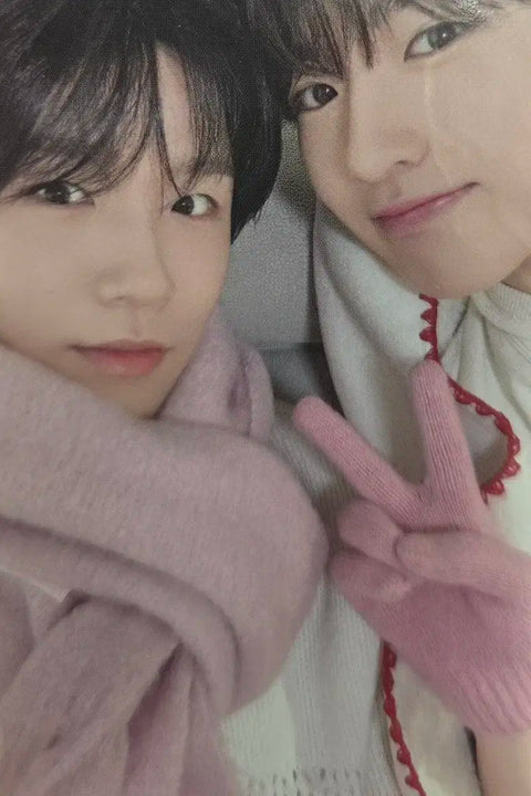 NCT Wish Pink Christmas Jaehee Sakuya Unit Photocard