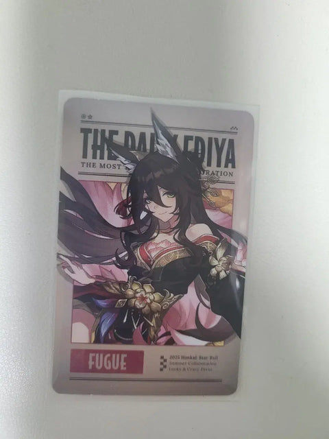 Star Rail Ediya collaboration Mang Guiin photocard
