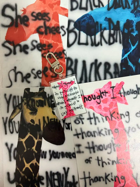 Mino Song Keyring + Postcard (New)
