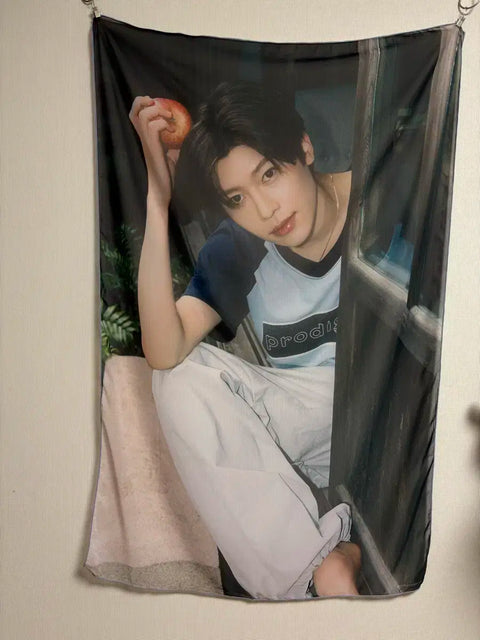 NCT WISH Sion Exhibition MD Fabric Poster