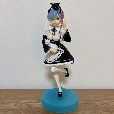 Rem Nekomimi Maid Cat Figure