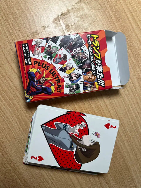My Hero Academia playing cards