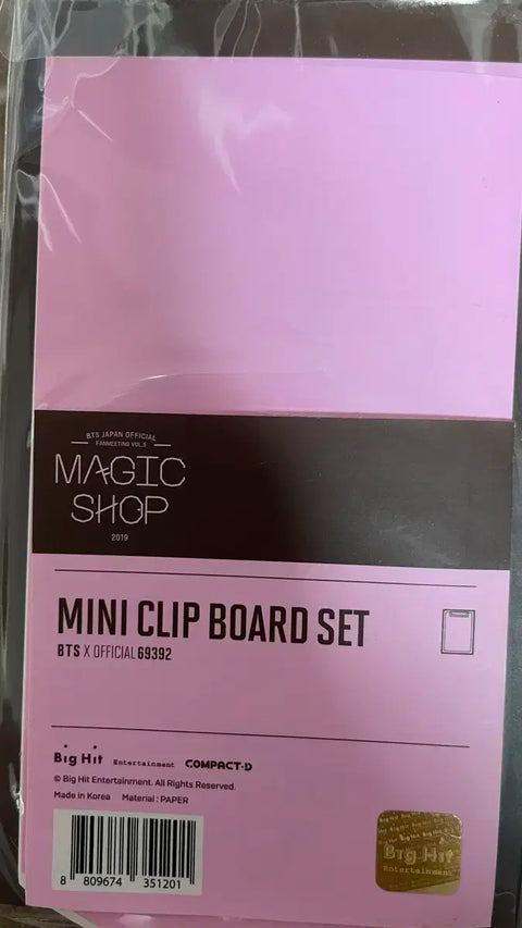 BTS BTS Japan Magic Shop Mini Clipboard