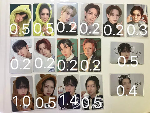ATEEZ Yunho Yeosang unreleased photocard transfer ATEEZ photocard golden hour
