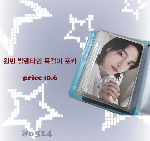 Won Bin Valentine's Necklace Photocard