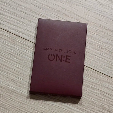 BTS Map of the Soul Concert Card Ticket