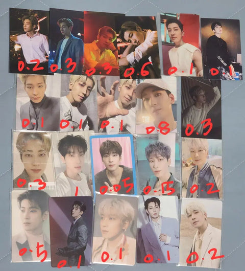 Seventeen photocard transfer Jeonghan Wonwoo DK Dino Hoshi