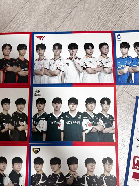 LCK Ministry of Patriots and Veterans Affairs 80th Anniversary of Liberation T1 LCK Postcard Set