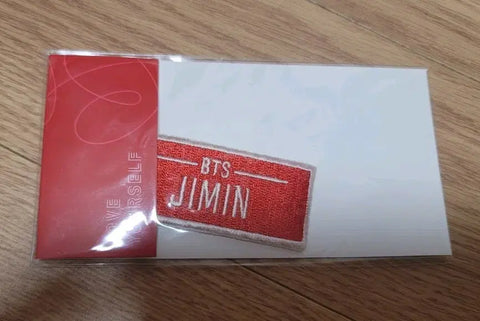 BTS Love Yourself Concert Jimin Nametag
