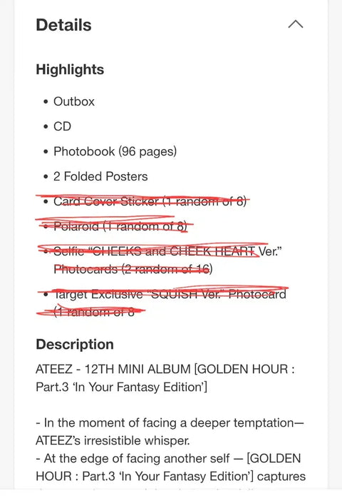 ATEEZ In Your Fantasy Edition US Album